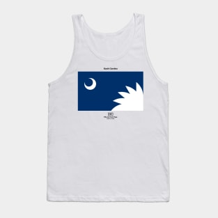 Fifty-ish Fresh Flags - South Carolina Tank Top